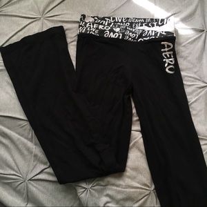 Aéropostale Black Flare Leggings - XS